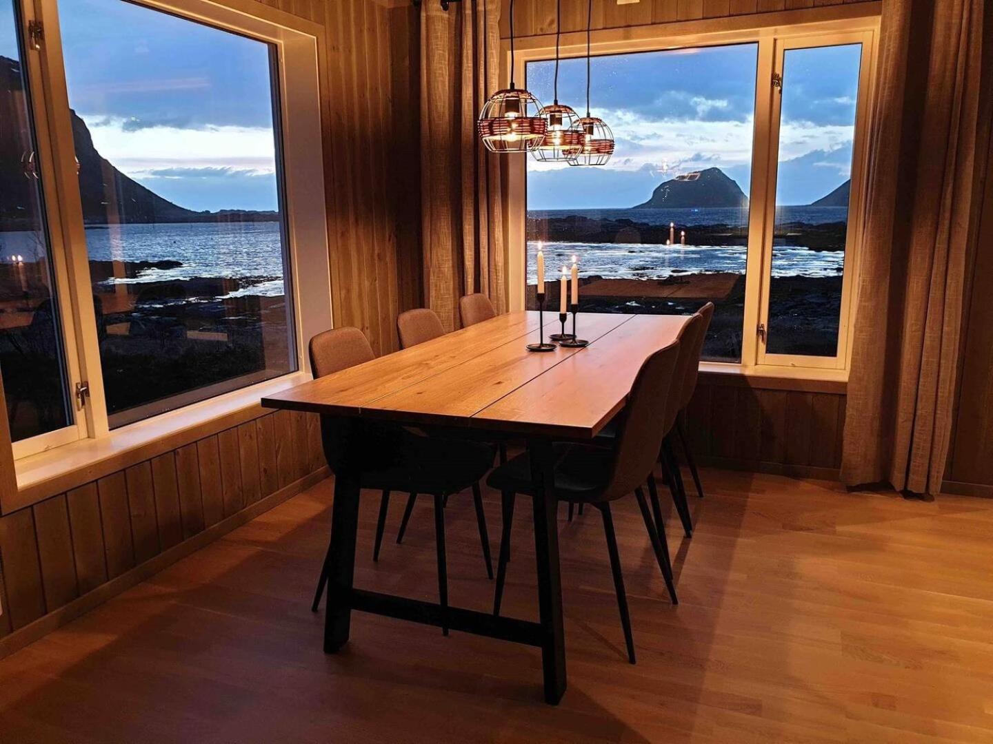 Magic Views And Walking Distance To Best Beaches Leknes Eksteriør billede